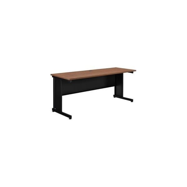Global Equipment Interion 72"W Desk - Walnut 240266WN - main